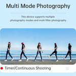 Fotocamera digitale mirrorless DX9 da 48 MP 4K con schermo LCD ribaltabile HD da 3 pollici e sensore CCD in stile retrò.