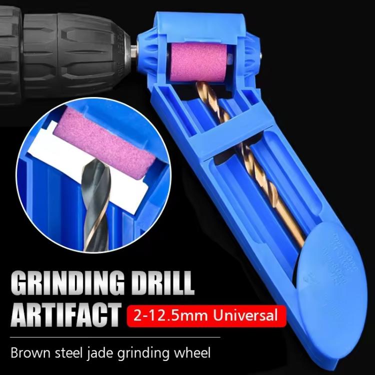 Affilatrice portatile per punte da trapano, mola per affilatura rapida, Blue Grinding Tool Set, Orange Grinding Tool Set, Grinding Wheel + Wrench + Washer, Grinding Wheel