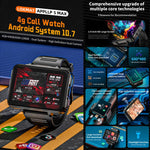LOKMAT APPLLP 5 Max Smartwatch 4G, display da 2,4 pollici, processore Octa Core MT6762 + PAR2822, Android 10.7, rilevamento della frequenza cardiaca, videochiamata., 4GB+64GB, 6GB+128GB
