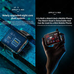 LOKMAT APPLLP 5 Max Smartwatch 4G, display da 2,4 pollici, processore Octa Core MT6762 + PAR2822, Android 10.7, rilevamento della frequenza cardiaca, videochiamata., 4GB+64GB, 6GB+128GB