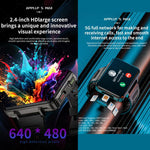 LOKMAT APPLLP 5 Max Smartwatch 4G, display da 2,4 pollici, processore Octa Core MT6762 + PAR2822, Android 10.7, rilevamento della frequenza cardiaca, videochiamata., 4GB+64GB, 6GB+128GB