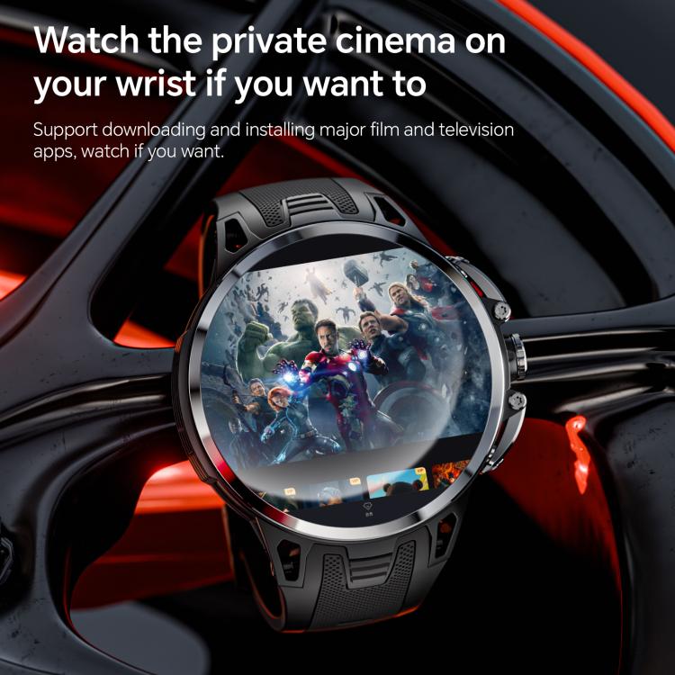 LOKMAT APPLLP 4 Pro Smartwatch 4G, display da 1,75 pollici, processore quad-core SC8541E, 3 GB di RAM e 32 GB di memoria interna, Android 8.1, videochiamata.