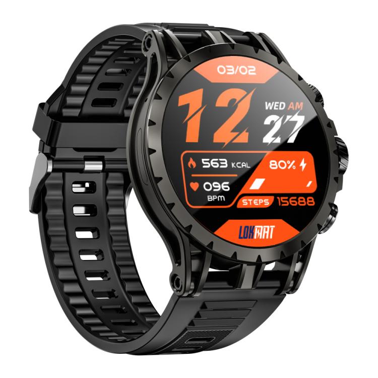 LOKMAT APPLLP 4 Smartwatch 4G, display da 1,58 pollici, processore quad-core SC8541E, 3 GB di RAM e 32 GB di memoria interna, Android 8.1, GPS, monitoraggio della frequenza cardiaca, dell'ossigeno nel sangue e della pressione sanguigna, NFC.