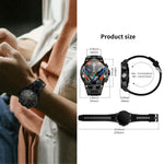 LOKMAT APPLLP 4 Smartwatch 4G, display da 1,58 pollici, processore quad-core SC8541E, 3 GB di RAM e 32 GB di memoria interna, Android 8.1, GPS, monitoraggio della frequenza cardiaca, dell'ossigeno nel sangue e della pressione sanguigna, NFC.