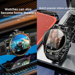LOKMAT APPLLP 4 Smartwatch 4G, display da 1,58 pollici, processore quad-core SC8541E, 3 GB di RAM e 32 GB di memoria interna, Android 8.1, GPS, monitoraggio della frequenza cardiaca, dell'ossigeno nel sangue e della pressione sanguigna, NFC.