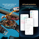 LOKMAT APPLLP 4 Smartwatch 4G, display da 1,58 pollici, processore quad-core SC8541E, 3 GB di RAM e 32 GB di memoria interna, Android 8.1, GPS, monitoraggio della frequenza cardiaca, dell'ossigeno nel sangue e della pressione sanguigna, NFC.