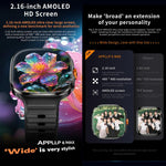 LOKMAT APPLLP 6 Max Smartwatch 4G, display da 1,58 pollici, processore quad-core SC8541E, 3 GB di RAM e 32 GB di memoria interna, Android 8.1, videochiamata, rilevamento della frequenza cardiaca.
