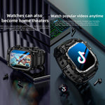 LOKMAT APPLLP 7 Max Smartwatch 4G, display da 1,58 pollici, processore quad-core SC8541E, 3 GB di RAM e 32 GB di memoria interna, Android 8.1, videochiamata, rilevamento della frequenza cardiaca.