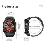 LOKMAT APPLLP 7 Max Smartwatch 4G, display da 1,58 pollici, processore quad-core SC8541E, 3 GB di RAM e 32 GB di memoria interna, Android 8.1, videochiamata, rilevamento della frequenza cardiaca.
