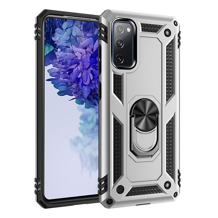 Custodia protettiva antiurto in TPU + PC con supporto girevole a 360 gradi, For Samsung Galaxy S20 FE 5G