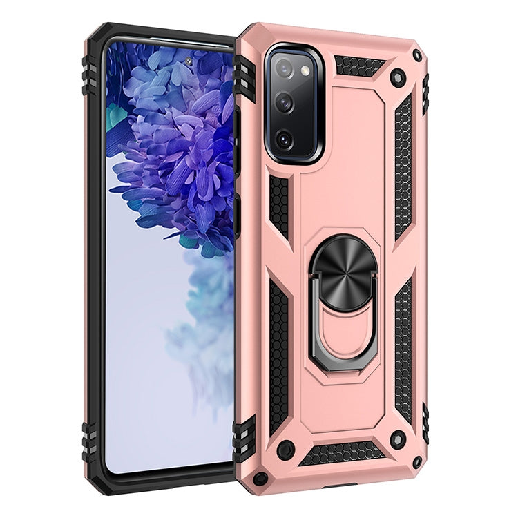 Custodia protettiva antiurto in TPU + PC con supporto girevole a 360 gradi, For Samsung Galaxy S20 FE 5G