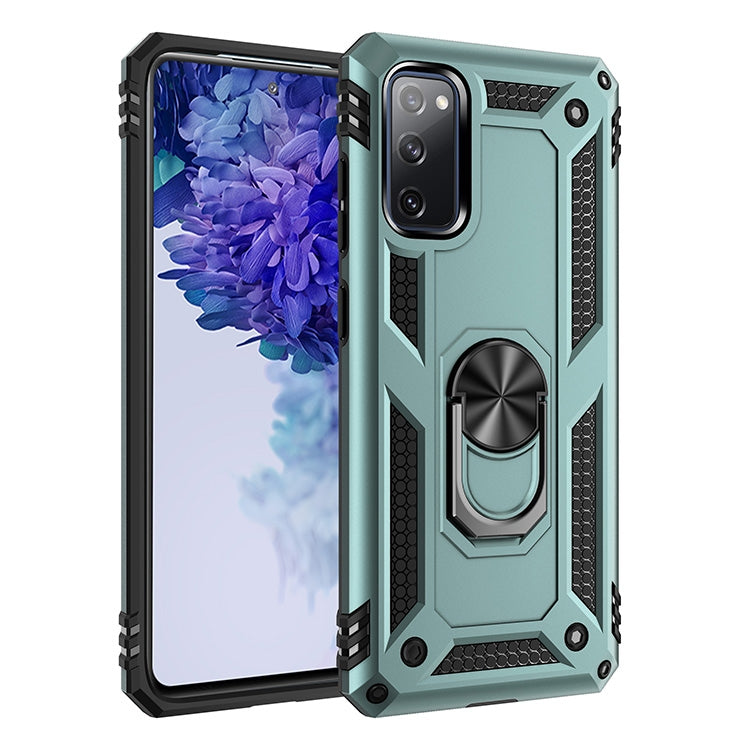 Custodia protettiva antiurto in TPU + PC con supporto girevole a 360 gradi, For Samsung Galaxy S20 FE 5G