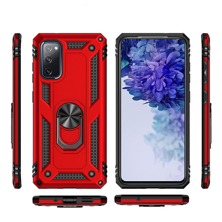 Custodia protettiva antiurto in TPU + PC con supporto girevole a 360 gradi, For Samsung Galaxy S20 FE 5G