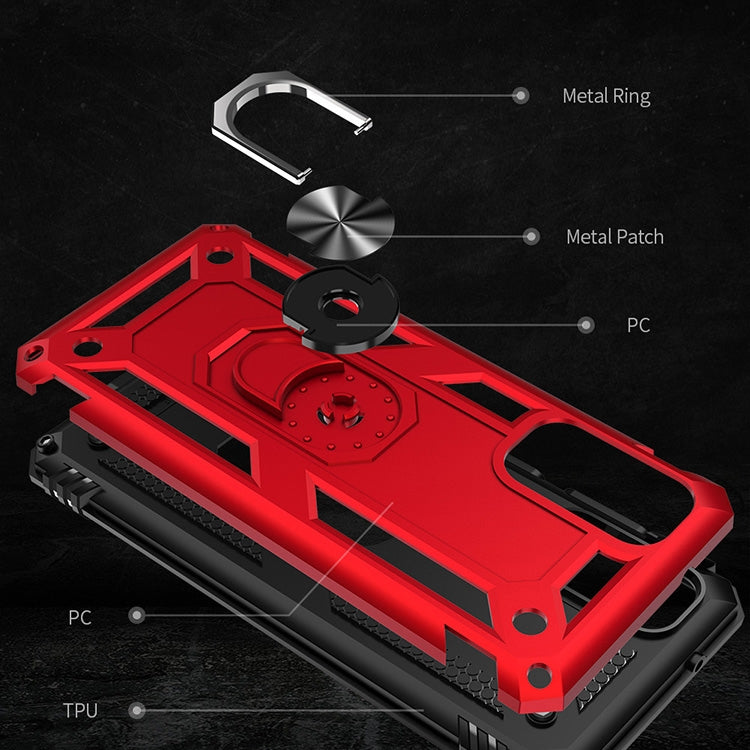 Custodia protettiva antiurto in TPU + PC con supporto girevole a 360 gradi, For Samsung Galaxy S20 FE 5G