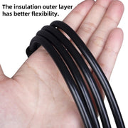 Cavo audio per chitarra elettrica con connettore da 6,35 mm, dritto e a gomito., 3m, 5m, 10m