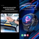 LOKMAT APPLLP 8 Pro Smartwatch 4G, display da 1,58 pollici, processore quad-core SC8541E, 3 GB di RAM e 32 GB di memoria interna, Android 8.1, GPS e rilevamento della frequenza cardiaca.