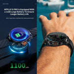LOKMAT APPLLP 8 Pro Smartwatch 4G, display da 1,58 pollici, processore quad-core SC8541E, 3 GB di RAM e 32 GB di memoria interna, Android 8.1, GPS e rilevamento della frequenza cardiaca.