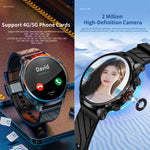 LOKMAT APPLLP 8 Pro Smartwatch 4G, display da 1,58 pollici, processore quad-core SC8541E, 3 GB di RAM e 32 GB di memoria interna, Android 8.1, GPS e rilevamento della frequenza cardiaca.