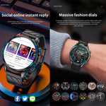 LOKMAT APPLLP 8 Pro Smartwatch 4G, display da 1,58 pollici, processore quad-core SC8541E, 3 GB di RAM e 32 GB di memoria interna, Android 8.1, GPS e rilevamento della frequenza cardiaca.
