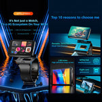 LOKMAT APPLLP Max Smartwatch 4G, display da 2,88 pollici, processore MT6765 Octa Core, Android 11, rilevamento della frequenza cardiaca, videochiamata., 6GB+128GB