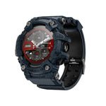 LOKMAT ATTACK GT Smartwatch robusto, display da 1,32 pollici, chiamate Bluetooth, SOS, contapassi, monitoraggio del sonno, frequenza cardiaca, pressione sanguigna, ossigenazione del sangue