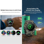LOKMAT ATTACK GT Smartwatch robusto, display da 1,32 pollici, chiamate Bluetooth, SOS, contapassi, monitoraggio del sonno, frequenza cardiaca, pressione sanguigna, ossigenazione del sangue