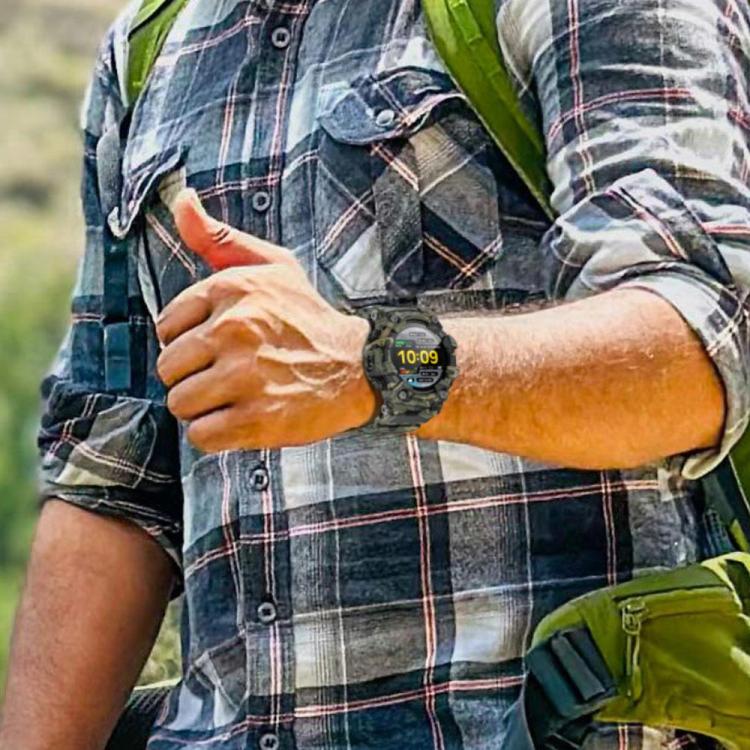 LOKMAT ATTACK GT Smartwatch robusto, display da 1,32 pollici, chiamate Bluetooth, SOS, contapassi, monitoraggio del sonno, frequenza cardiaca, pressione sanguigna, ossigenazione del sangue