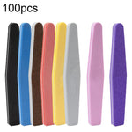 Confezione da 100 pezzi di spugnette abrasive a forma di diamante per nail art, strumento per manicure, without LOGO, with LOGO