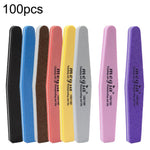 Confezione da 100 pezzi di spugnette abrasive a forma di diamante per nail art, strumento per manicure, without LOGO, with LOGO