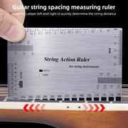 Righello di misurazione dell'altezza delle corde della chitarra in acciaio inossidabile