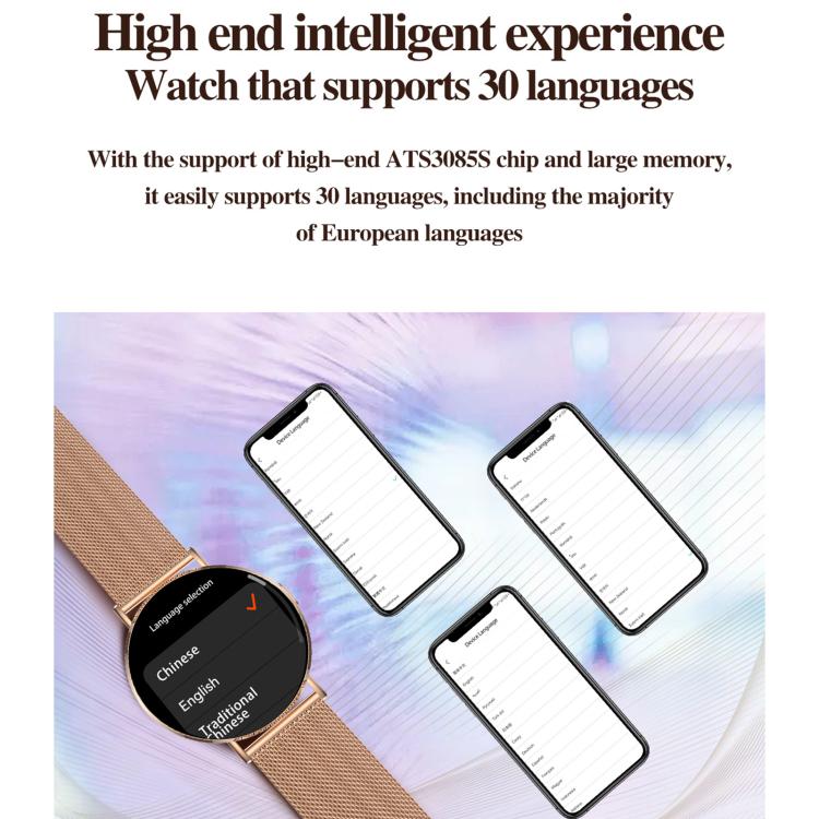 QS05 Smartwatch sportivo da 1,32 pollici con Bluetooth 5.3, supporta il monitoraggio del sonno, della frequenza cardiaca, dell'ossigeno nel sangue e della pressione sanguigna.