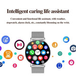 QS05 Smartwatch sportivo da 1,32 pollici con Bluetooth 5.3, supporta il monitoraggio del sonno, della frequenza cardiaca, dell'ossigeno nel sangue e della pressione sanguigna.