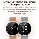 QS05 Smartwatch sportivo da 1,32 pollici con Bluetooth 5.3, supporta il monitoraggio del sonno, della frequenza cardiaca, dell'ossigeno nel sangue e della pressione sanguigna.