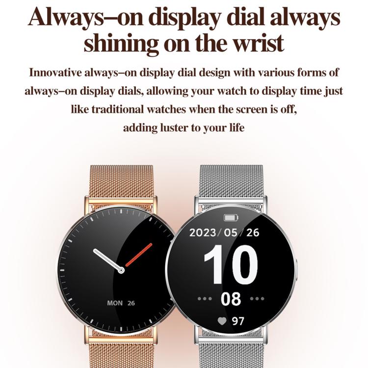 QS05 Smartwatch sportivo da 1,32 pollici con Bluetooth 5.3, supporta il monitoraggio del sonno, della frequenza cardiaca, dell'ossigeno nel sangue e della pressione sanguigna.