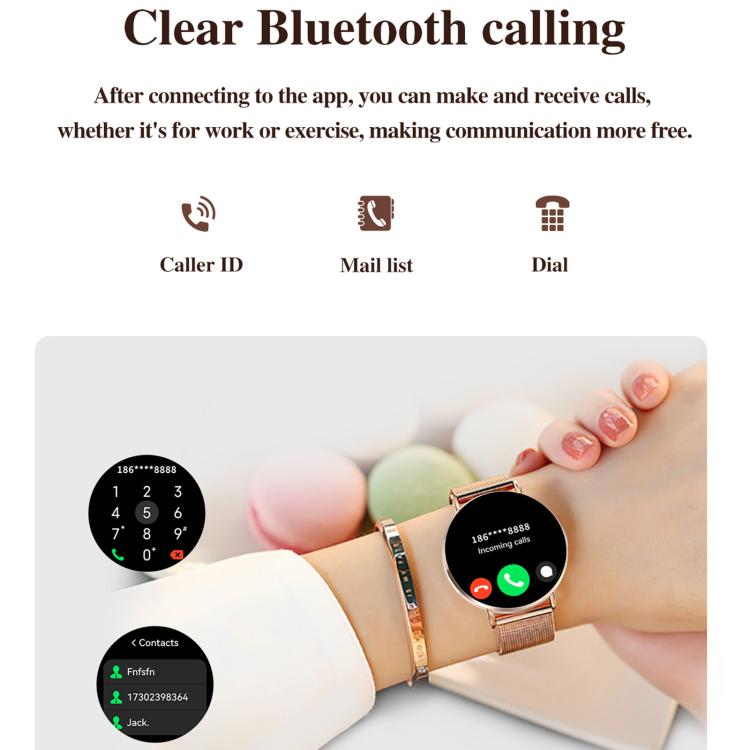 QS05 Smartwatch sportivo da 1,32 pollici con Bluetooth 5.3, supporta il monitoraggio del sonno, della frequenza cardiaca, dell'ossigeno nel sangue e della pressione sanguigna.