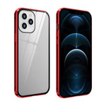 Custodia vetro temperato magnetica per iPhone 12 Pro Max, 12 Pro
