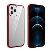 Custodia anti-peep in vetro temperato per iPhone