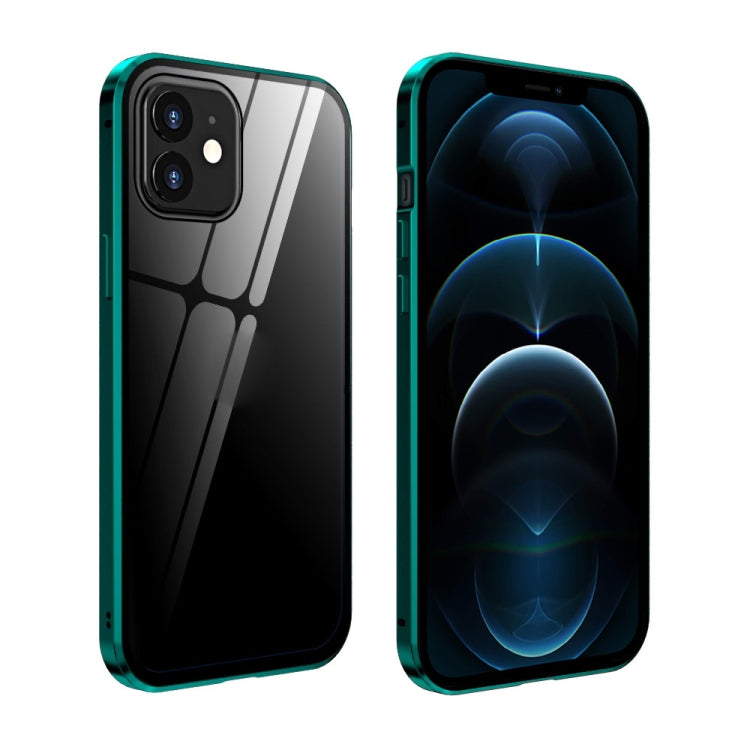 Custodia vetro temperato magnetica per iPhone 12 Pro Max, 12 Pro