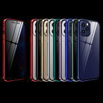 Custodia vetro temperato magnetica per iPhone 12 Pro Max, 12 Pro