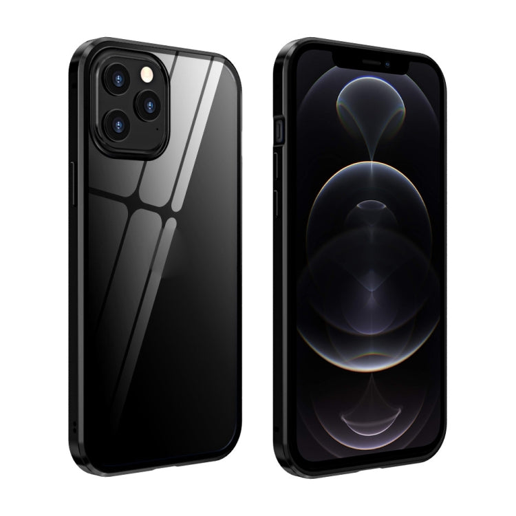 Custodia vetro temperato magnetica per iPhone 12 Pro Max, 12 Pro