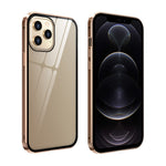 Custodia vetro temperato magnetica per iPhone 12 Pro Max, 12 Pro