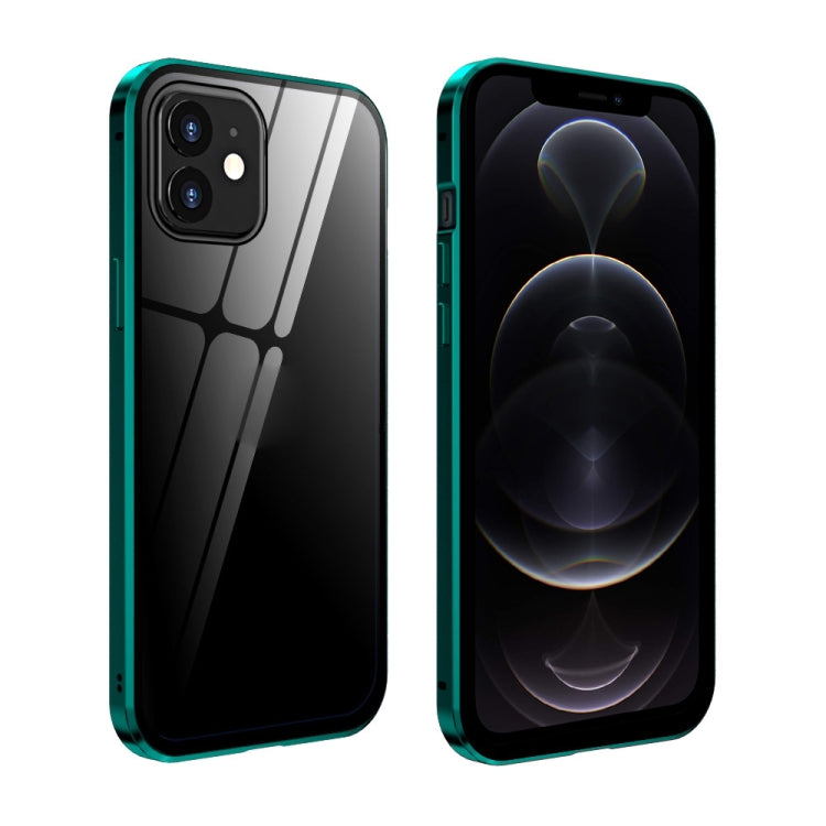 Custodia vetro temperato magnetica per iPhone 12 Pro Max, 12 Pro