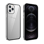 Custodia vetro temperato magnetica per iPhone 12 Pro Max, 12 Pro