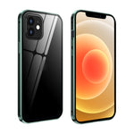 Custodia vetro temperato magnetica per iPhone 12 Pro Max, 12 Pro