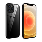 Custodia vetro temperato magnetica per iPhone 12 Pro Max, 12 Pro