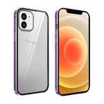 Custodia vetro temperato magnetica per iPhone 12 Pro Max, 12 Pro