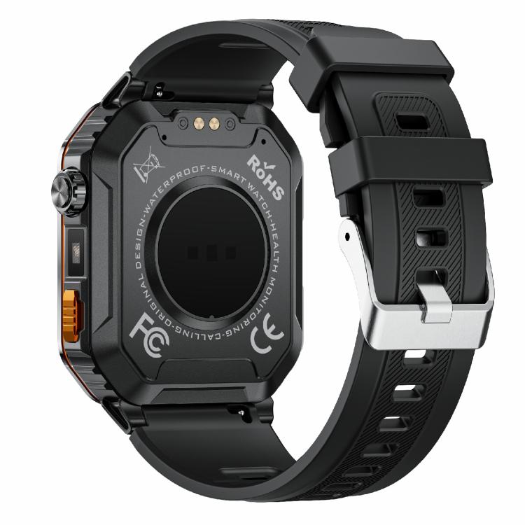 Smartwatch sportivo QS39 da 2,01 pollici con Bluetooth 5.3, supporto per chiamate vocali, monitoraggio del sonno, della frequenza cardiaca, dell'ossigeno nel sangue e della pressione sanguigna.