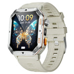 Smartwatch sportivo QS39 da 2,01 pollici con Bluetooth 5.3, supporto per chiamate vocali, monitoraggio del sonno, della frequenza cardiaca, dell'ossigeno nel sangue e della pressione sanguigna.