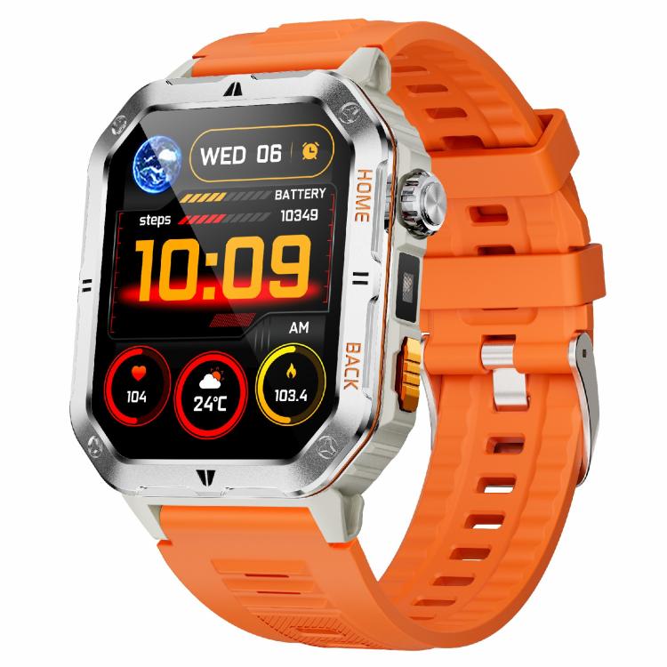 Smartwatch sportivo QS39 da 2,01 pollici con Bluetooth 5.3, supporto per chiamate vocali, monitoraggio del sonno, della frequenza cardiaca, dell'ossigeno nel sangue e della pressione sanguigna.