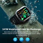 Smartwatch sportivo QS39 da 2,01 pollici con Bluetooth 5.3, supporto per chiamate vocali, monitoraggio del sonno, della frequenza cardiaca, dell'ossigeno nel sangue e della pressione sanguigna.